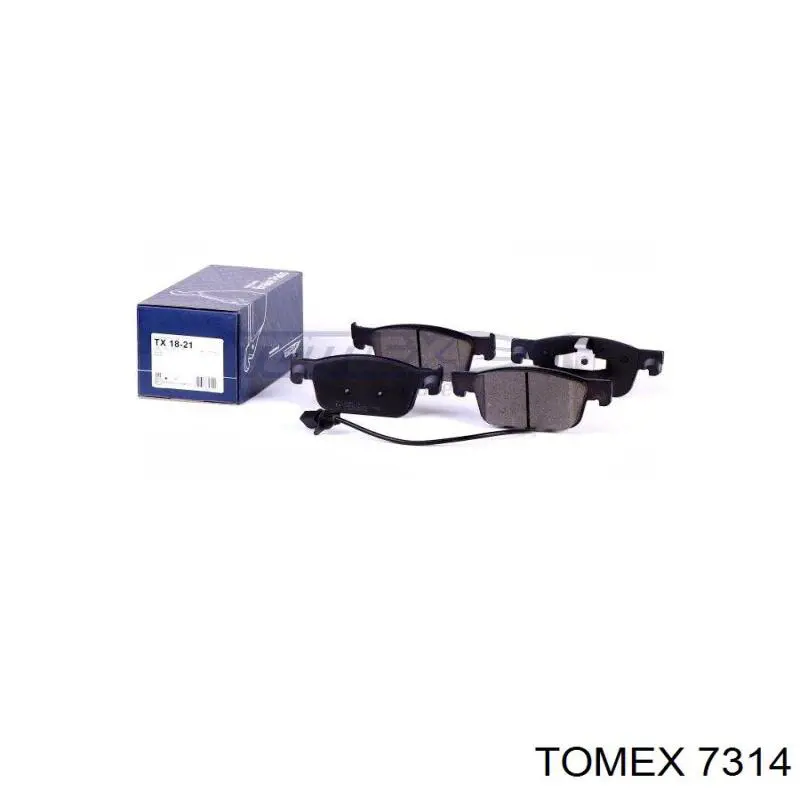 Тормоз дисковый передний Tomex 7314 цена, от 66.67 USD