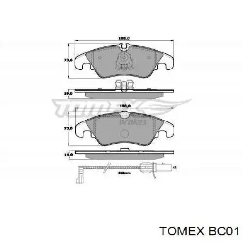 Очиститель и обезжириватель деталей и тормозной системы Tomex BC01