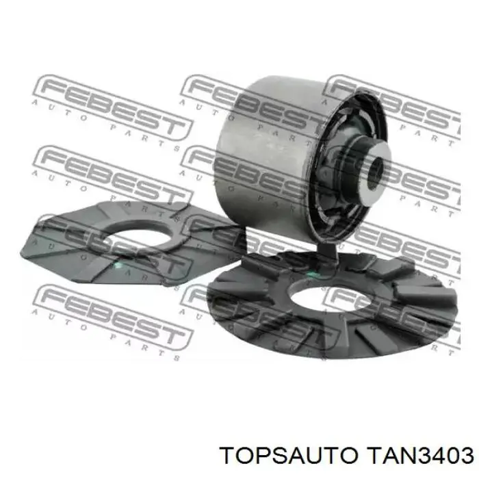 TAN3403 Topsauto Сайлентблоки продольных рычагов передней подвески