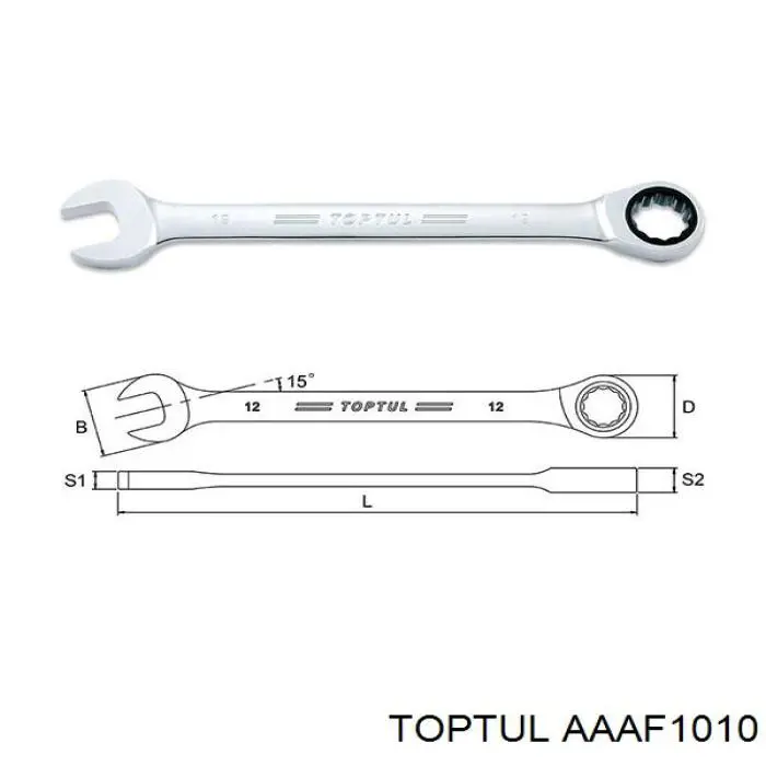  Toptul AAAF1010 цена, от 1.85 USD