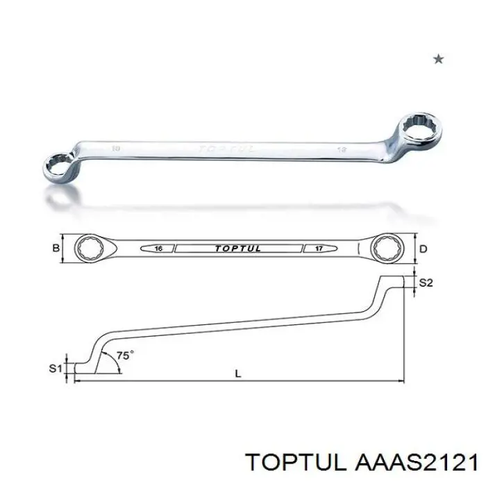  Toptul AAAS2121 цена, от 12.26 USD