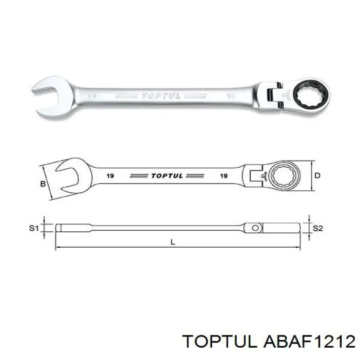 Купить ABAF1212 Toptul 