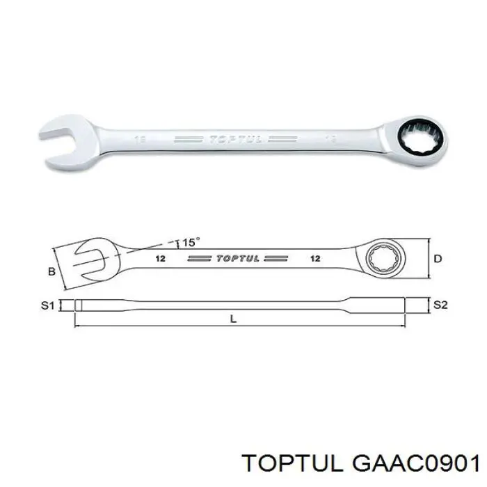 Купить GAAC0901 Toptul 