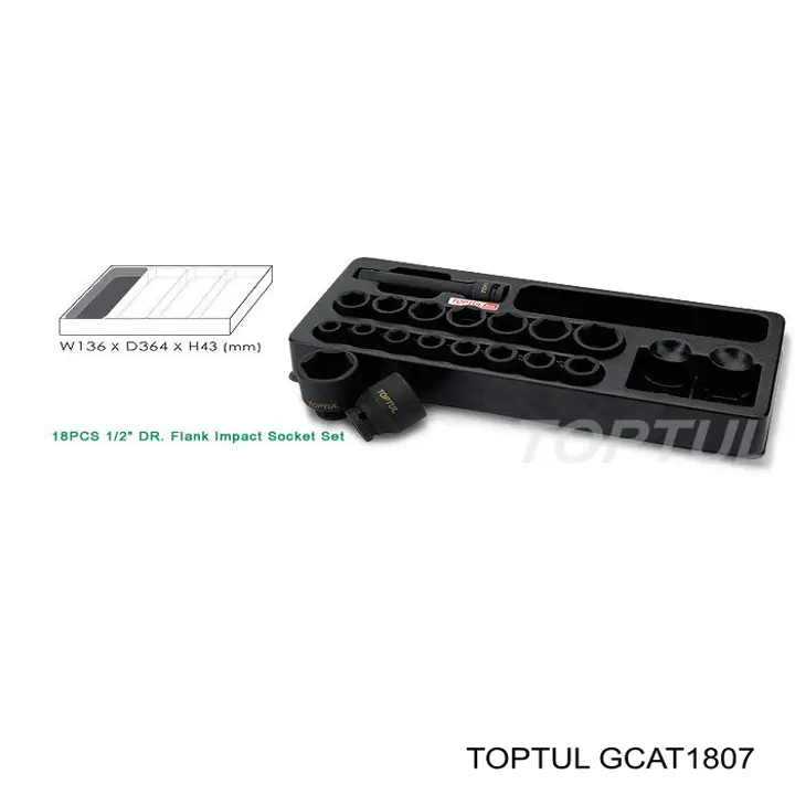  Toptul GCAT1807 цена, от 60.71 USD