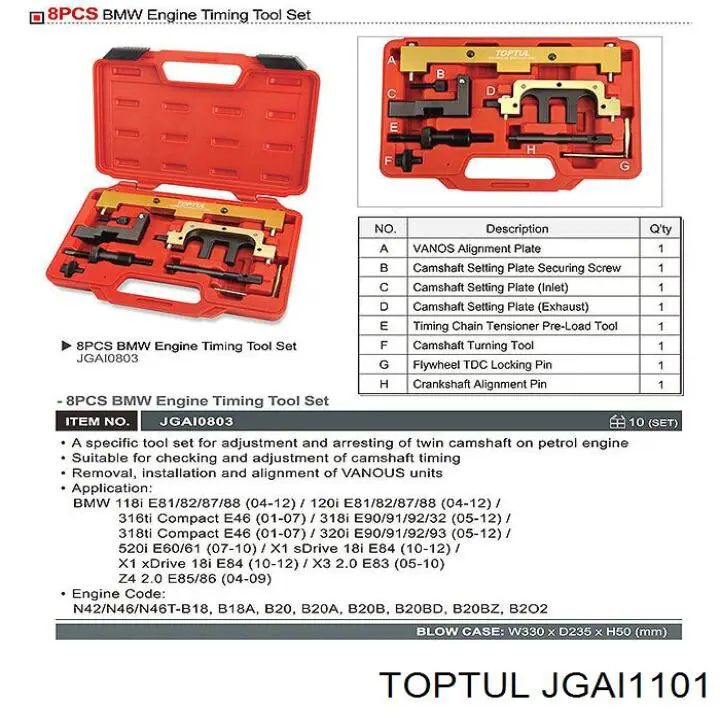 Купить JGAI1101 Toptul 