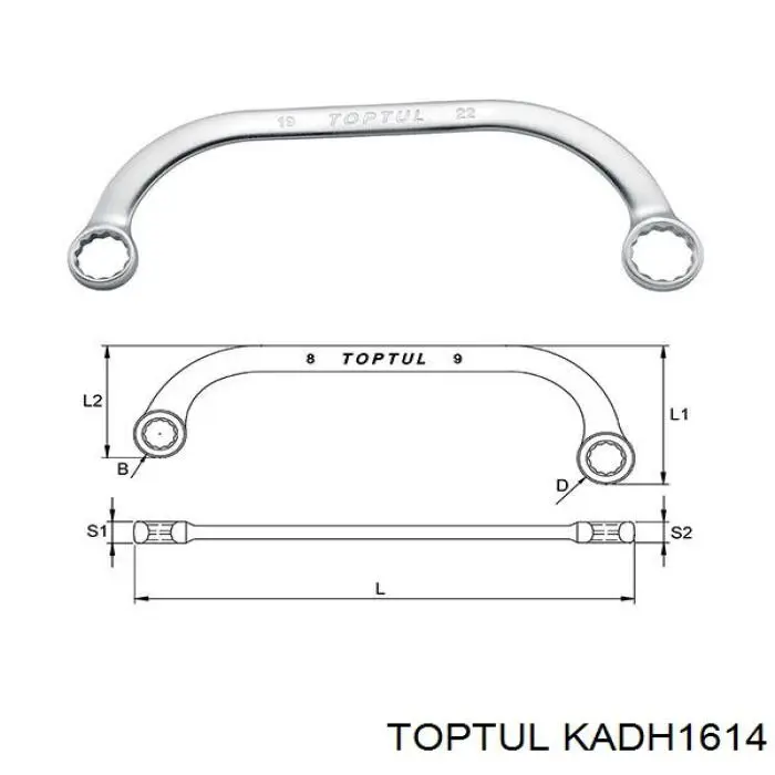  Toptul KADH1614 цена, от 6.31 USD
