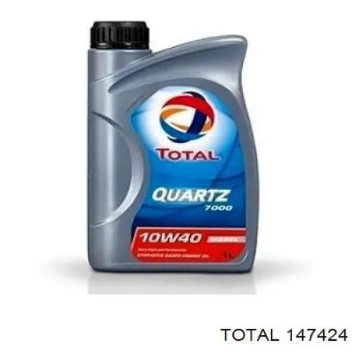 Моторное масло Total QUARTZ 7000 Diesel 10W-40 Полусинтетическое 1л (147424)