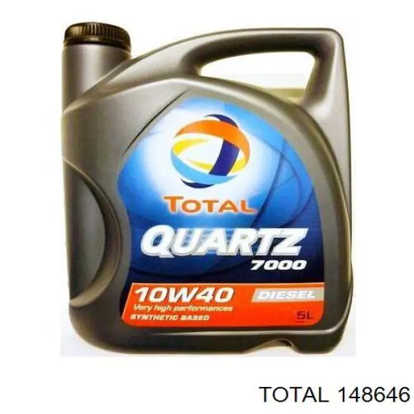 Моторное масло Total QUARTZ 7000 Diesel 10W-40 Полусинтетическое 5л (148646)