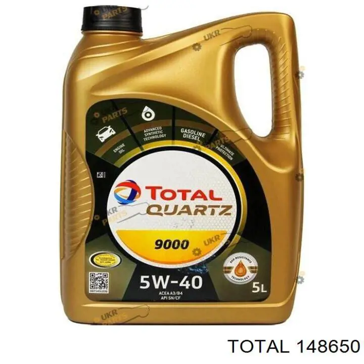 148650 TOTAL Aceite de motor original y equivalente