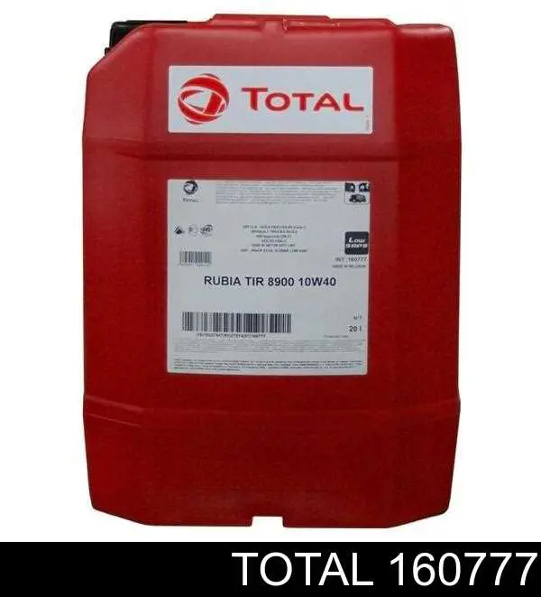 Моторное масло Total RUBIA TIR 8900 10W-40 Полусинтетическое 20л (160777)