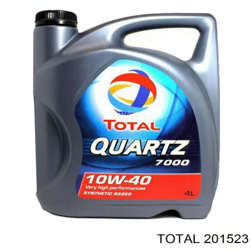 Моторное масло Total QUARTZ 7000 10W-40 Полусинтетическое 4л (201523)