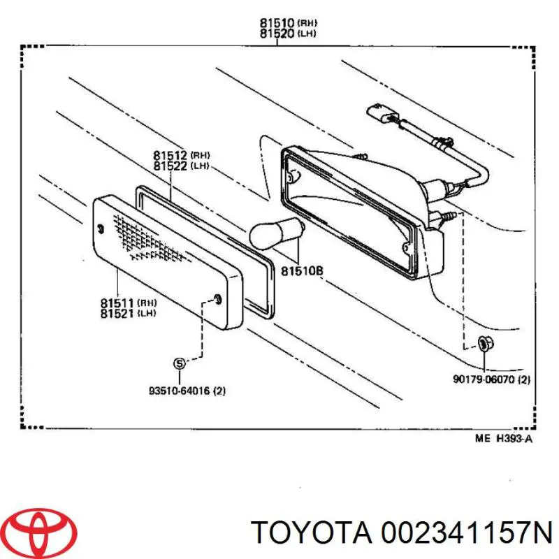  002341157N Toyota