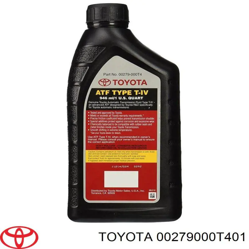 Aceite transmisión 00279000T401 Toyota