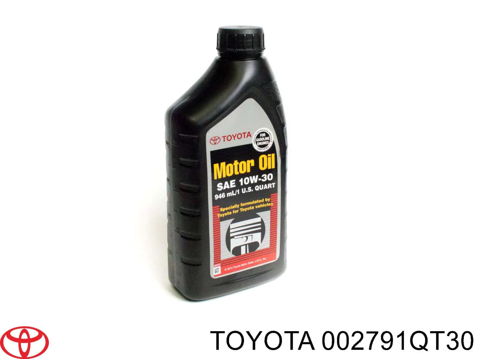 Моторное масло Toyota SM 10W-30 Полусинтетическое 1л (002791QT30)