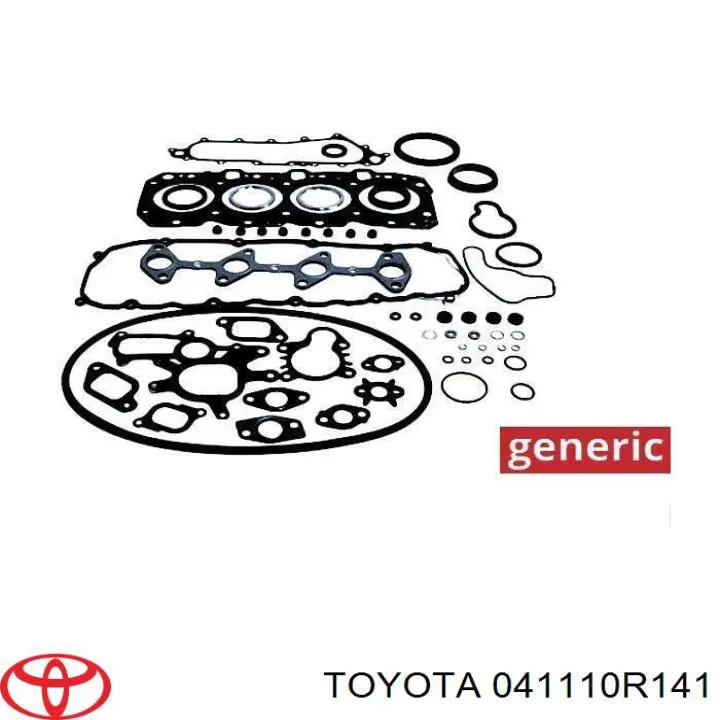 Комплект прокладок двигуна, повний 041110R141 Toyota