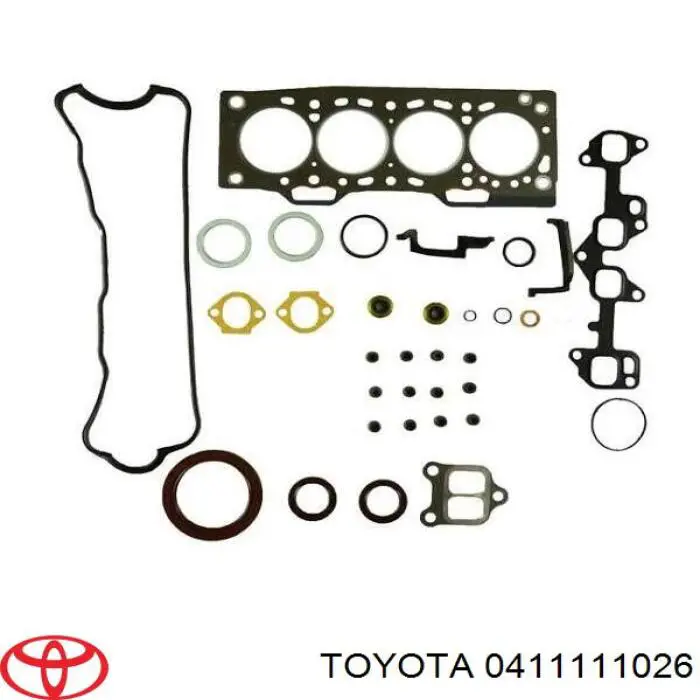 0411111026 Toyota комплект прокладок двигателя полный