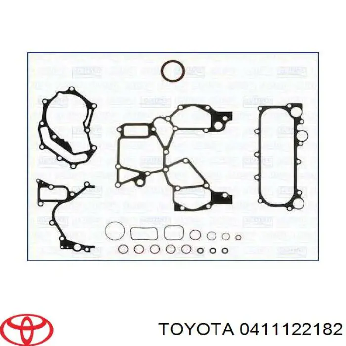 0411122182 Toyota kit de vedantes de motor completo