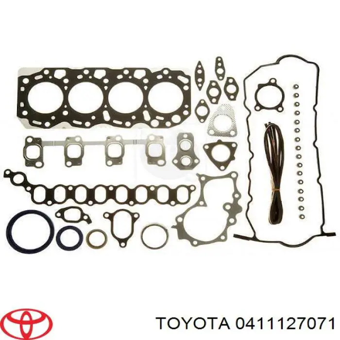 411127071 Toyota комплект прокладок двигателя