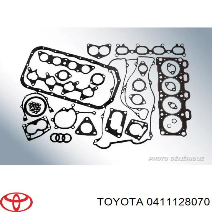 411128072 Toyota комплект прокладок двигателя полный
