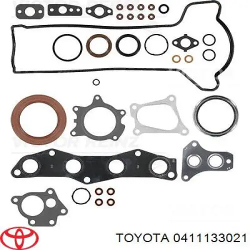 411133022 Toyota kit de vedantes de motor completo