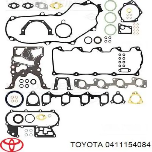 411154084 Toyota kit de vedantes de motor completo