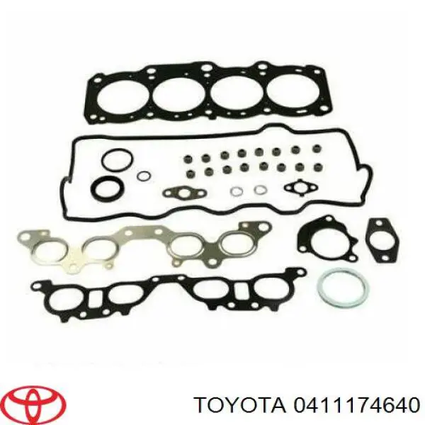 Комплект прокладок двигателя 0411174640 Toyota