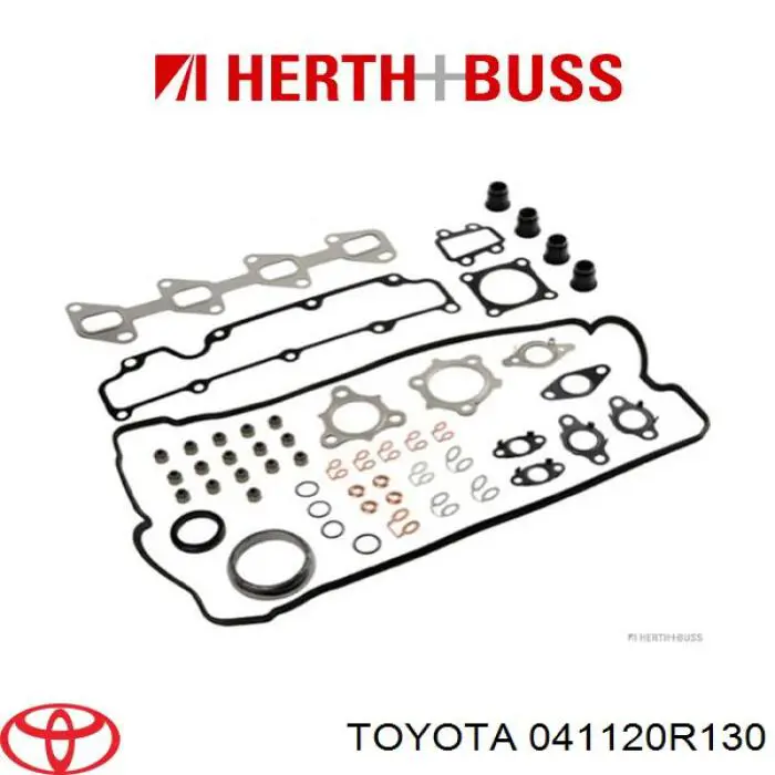 Комплект прокладок двигателя верхний Toyota 041120R130