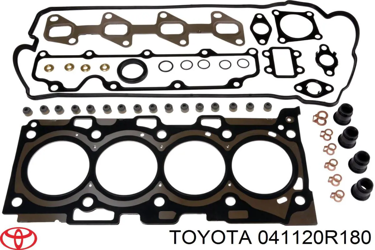 Комплект прокладок двигателя верхний Toyota 041120R180