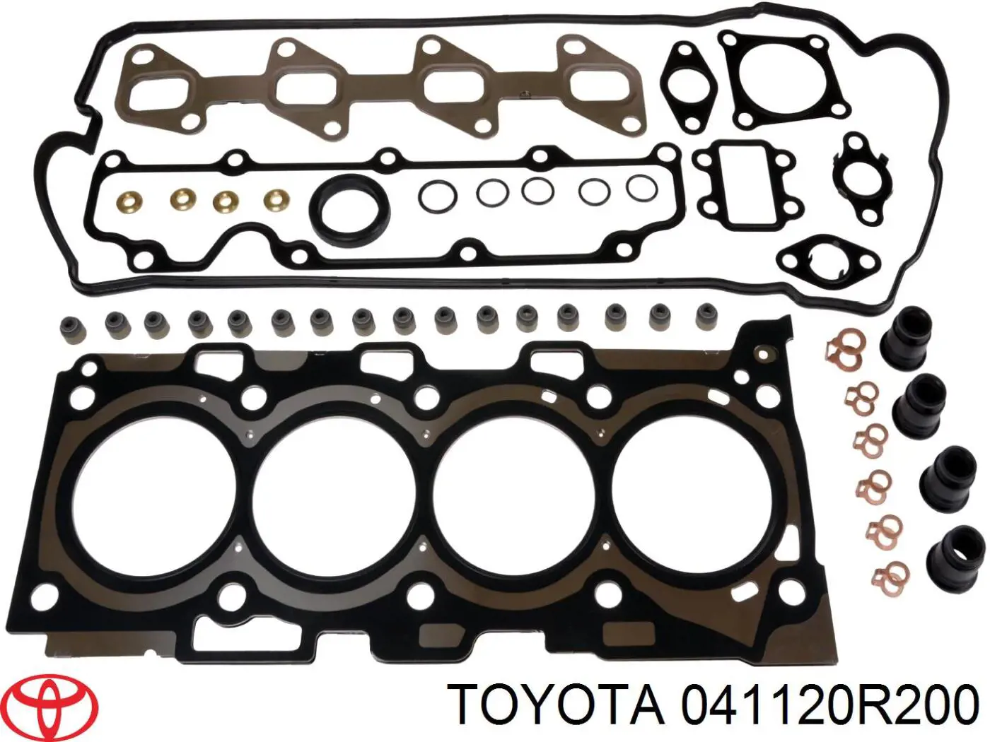 Комплект прокладок двигателя верхний Toyota 041120R200