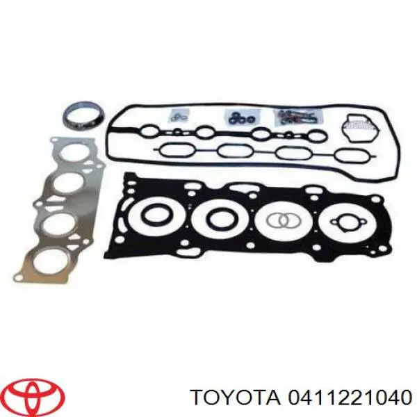 411221060 Toyota комплект прокладок двигателя верхний
