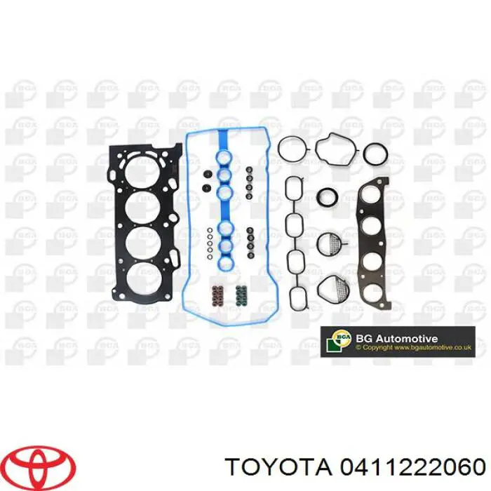 0411222091 Toyota комплект прокладок двигателя верхний