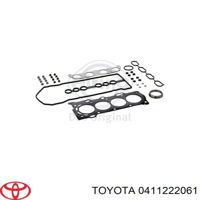 0411222061 Toyota комплект прокладок двигателя верхний