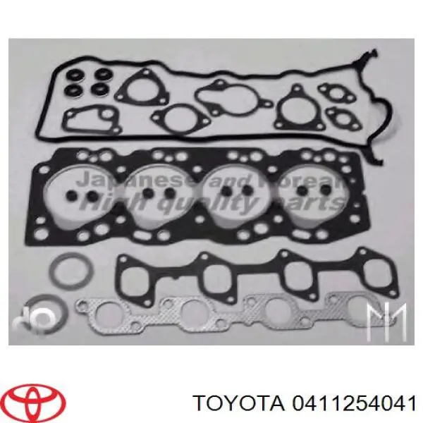 0411254041 Toyota комплект прокладок двигателя верхний