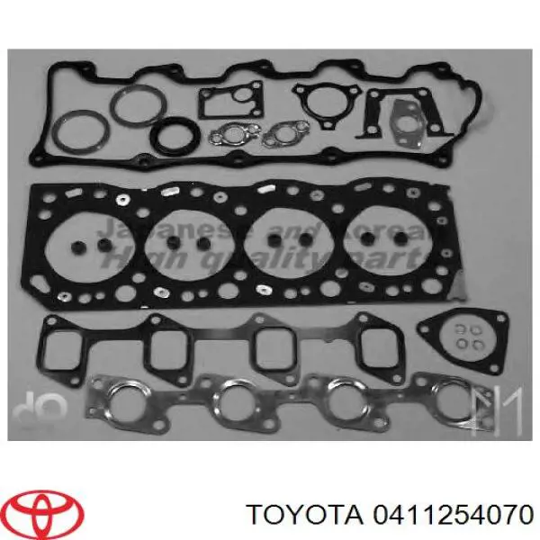 0411254102 Toyota комплект прокладок двигателя верхний