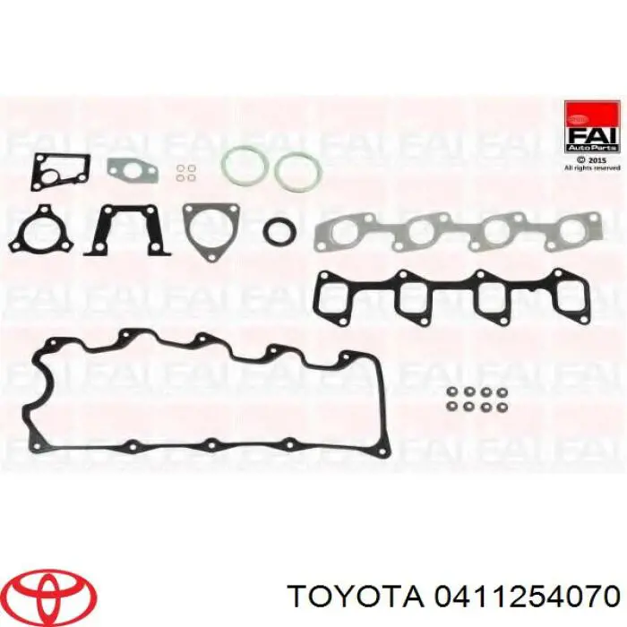Купить 0411254070 Toyota Верхний комплект прокладок двигателя
