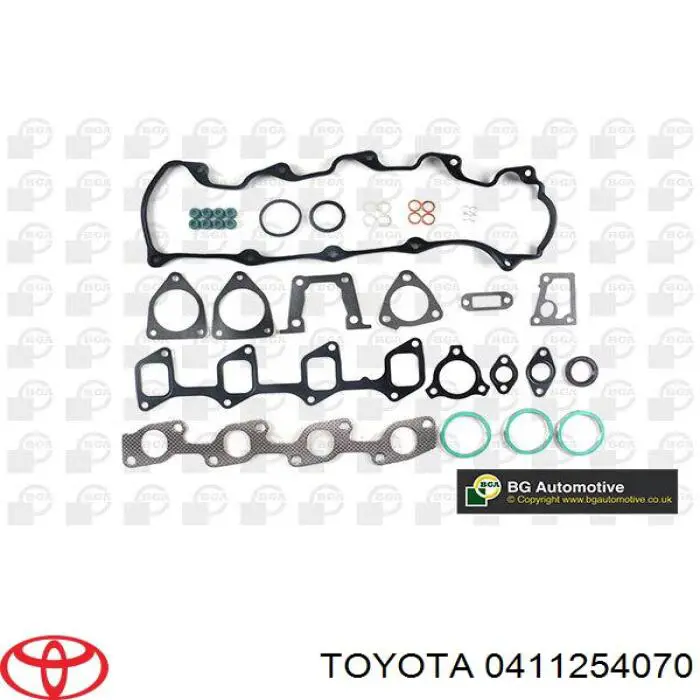 0411254070 Toyota Комплект прокладок двигателя верхний