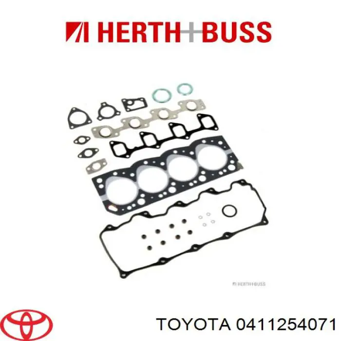 0411254071 Toyota Комплект прокладок двигателя верхний