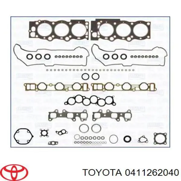 Верхний комплект прокладок двигателя 411262040 Toyota