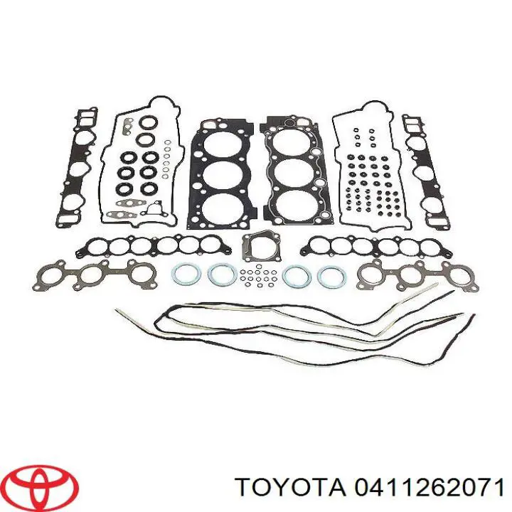 Верхний комплект прокладок двигателя 0411262071 Toyota