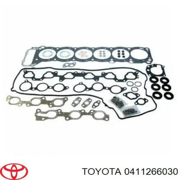411266035 Toyota комплект прокладок двигателя верхний