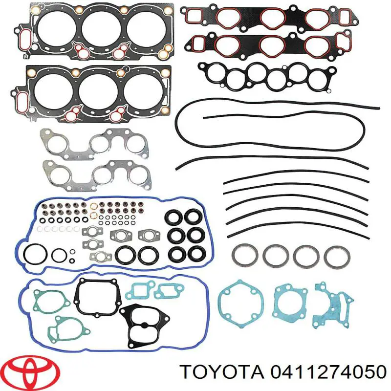 Комплект прокладок двигателя верхний на Toyota Camry V2