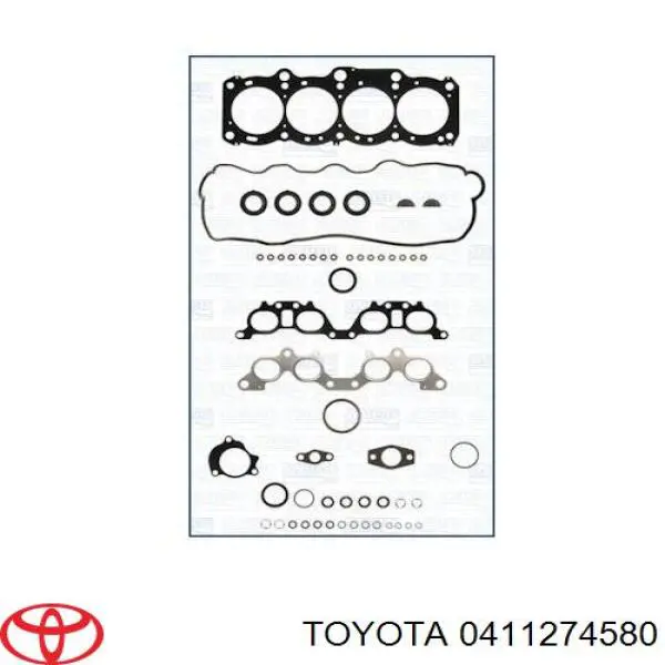 Верхний комплект прокладок двигателя Toyota 411274580 цена, от 122.31 USD