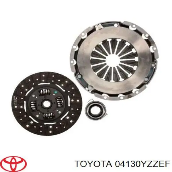 04130YZZEF Toyota Сцепление в сборе