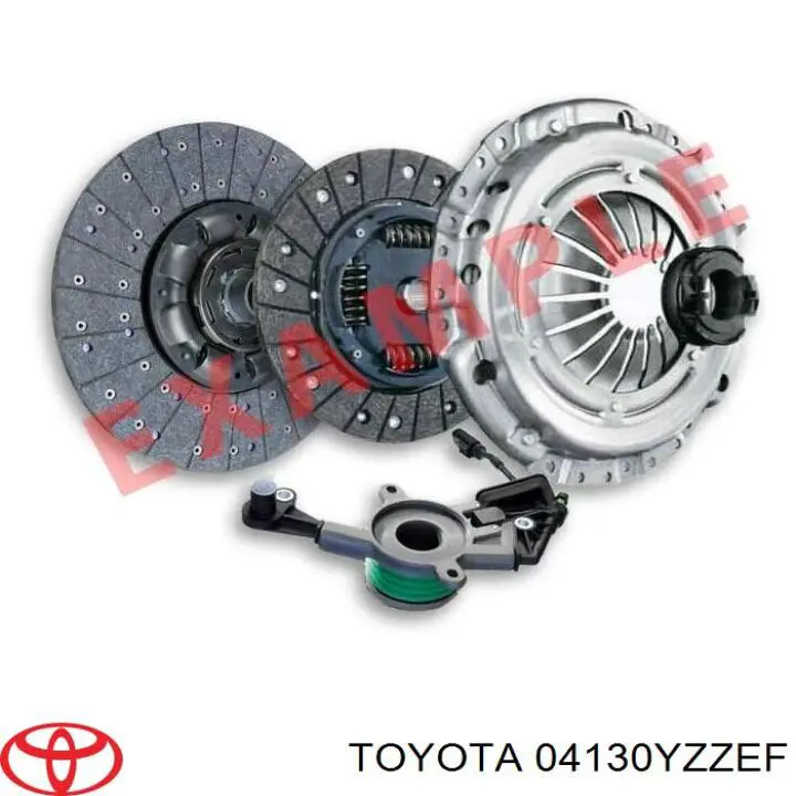 Комплект сцепления (3 части) Toyota 04130YZZEF цена, от 178.90 USD