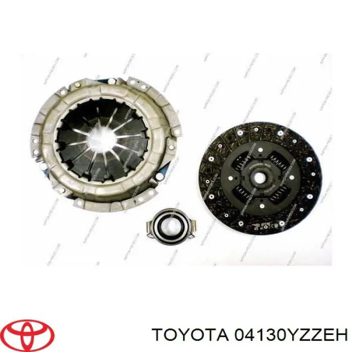 Купить 04130YZZEH Toyota Комплект сцепления (диск, корзина, подшипник)