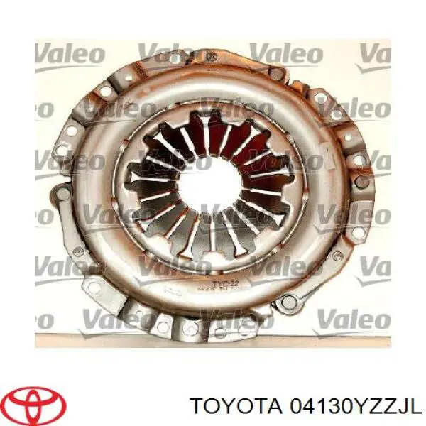 Купить 04130YZZJL Toyota Комплект сцепления (диск, корзина, подшипник)