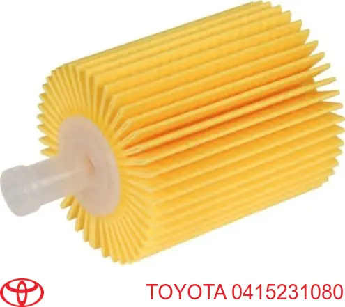 0415231080 Toyota filtro de óleo
