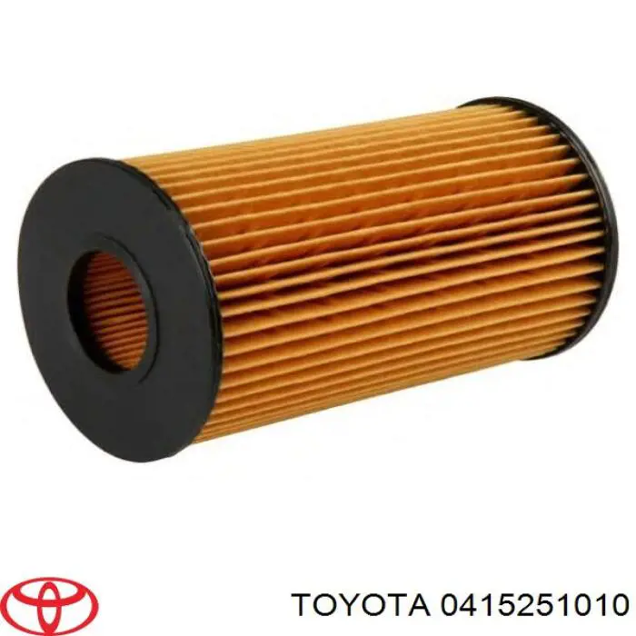 0415251010 Toyota filtro de óleo