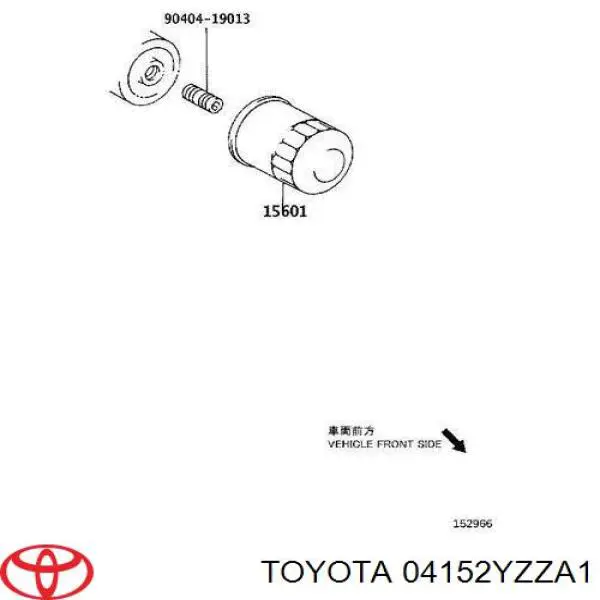 Фильтр очистки масла центробежный Toyota 04152YZZA1 цена, от 7.59 USD