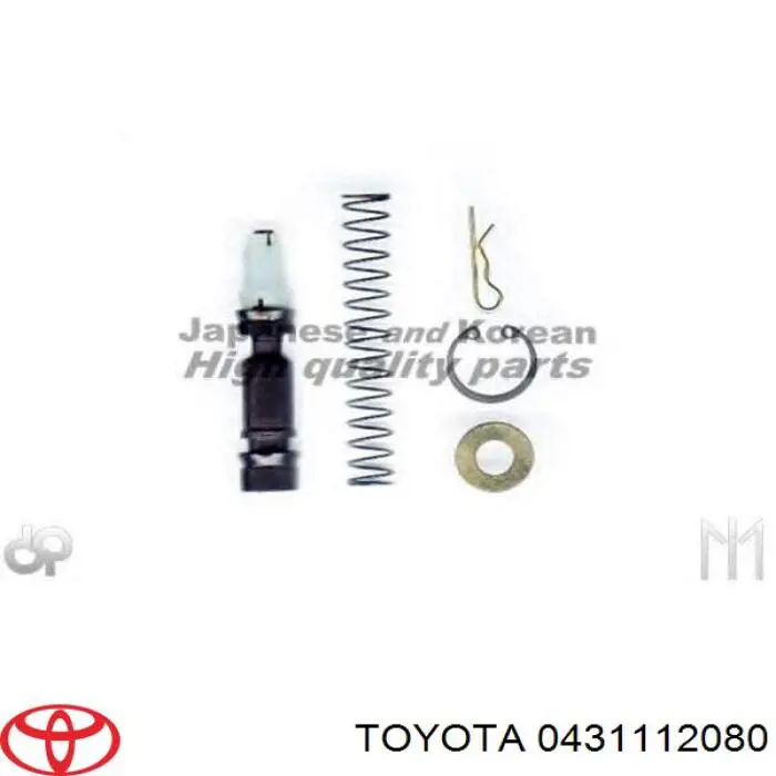 Juego de reparación, cilindro maestro del embrague 0431112080 Toyota